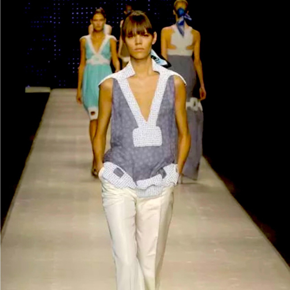 Missoni- runway embroidered “Maureen” blouse top